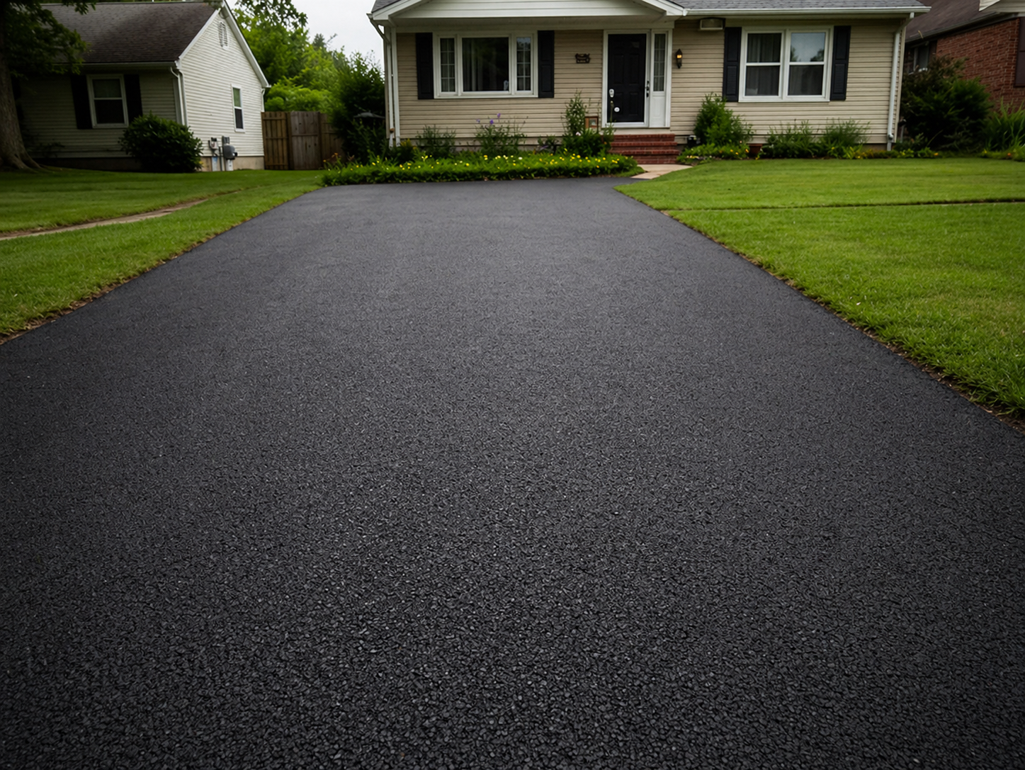After paving